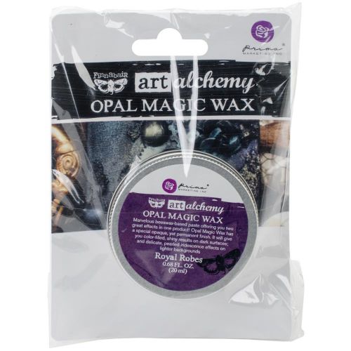 Prima Marketing - Finnabair Art Alchemy Opal Magic Wax .68 Fluid Ounce - Royal Robes